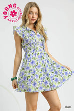 Load image into Gallery viewer, Blue floral dress

