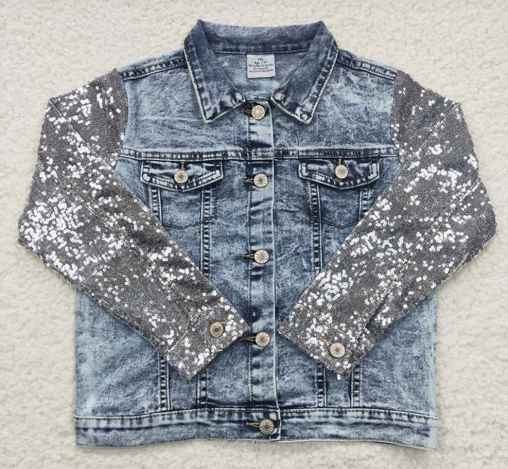 Glitter Denim Jacket