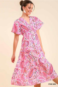 Paisley Floral Dress