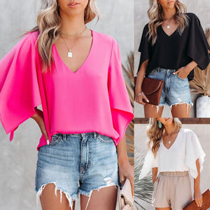 Flared out casual blouse