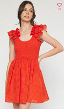 Load image into Gallery viewer, Red Ruffled Dress
