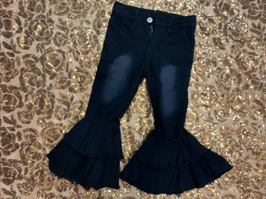 Black Bell Bottoms