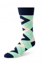 Load image into Gallery viewer, Argyle Formal Socks
