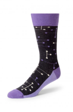 Patterned Formal Socks